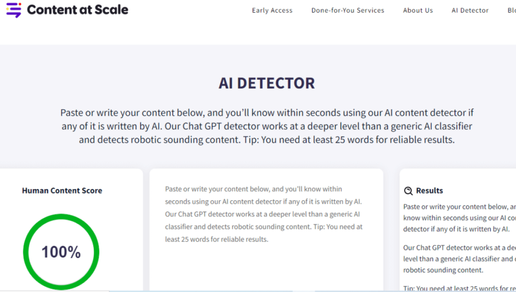 https://www.aitoolmate.com/wp-content/uploads/2023/03/Content-at-Scale-AI-Detector-1024x579.png