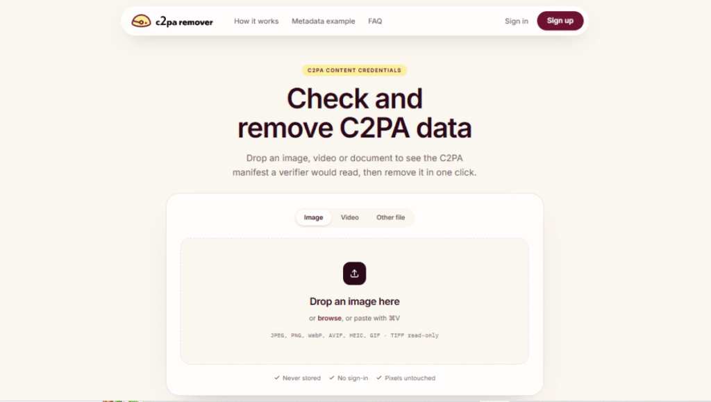 C2PA Remover